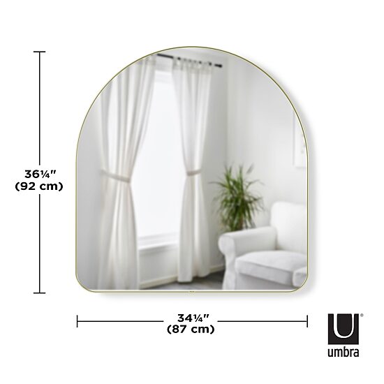 Hubba Arched Wall Mirror - 36" Height