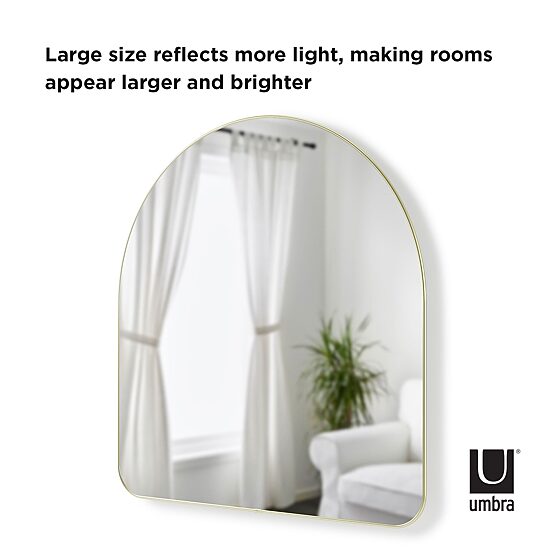 Hubba Arched Wall Mirror - 36" Height