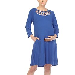 jcpenney maternity formal dresses 24seven Comfort Apparel Womens Maternity Round Neck Long Sleeve Maxi Dress