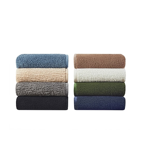 Woolrich Burlington Soild Berber Brushed Blanket