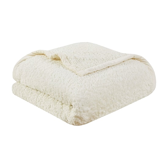 Woolrich Burlington Soild Berber Brushed Blanket