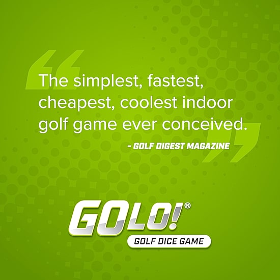 Zobmondo Golo Golf Dice Game Travel Game