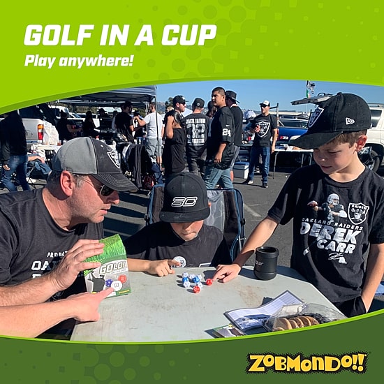 Zobmondo Golo Golf Dice Game Travel Game