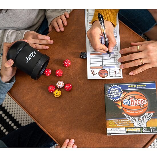 Zobmondo Gohoops Basketball Dice Game Travel Game