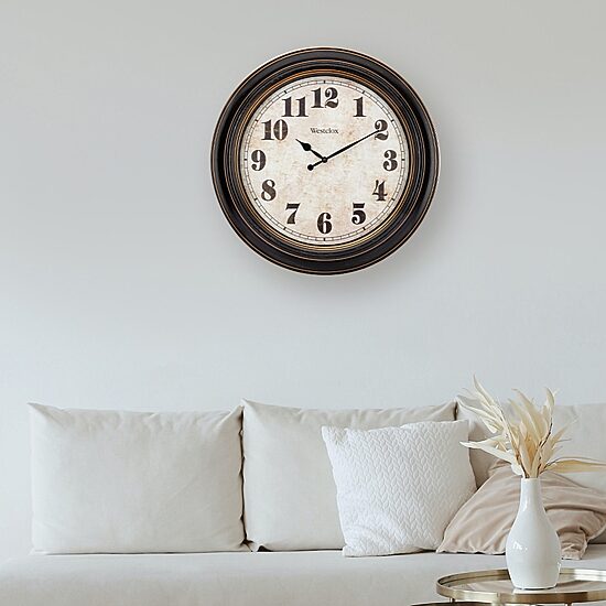 Westclox Round Oversized Classic Wall Clock