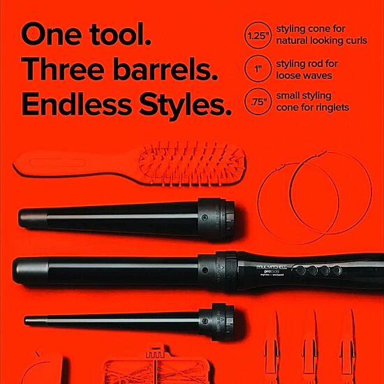 Paul Mitchell Pro Tools Express Ion Unclipped 3-In-1 Curling Iron