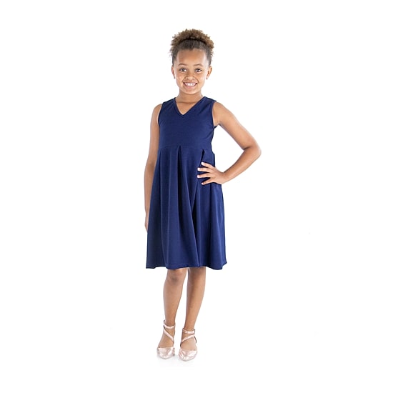 24sevenkid Big Kid Girls Sleeveless Fit + Flare Dress