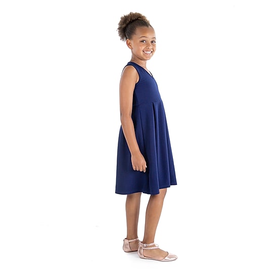24sevenkid Big Kid Girls Sleeveless Fit + Flare Dress