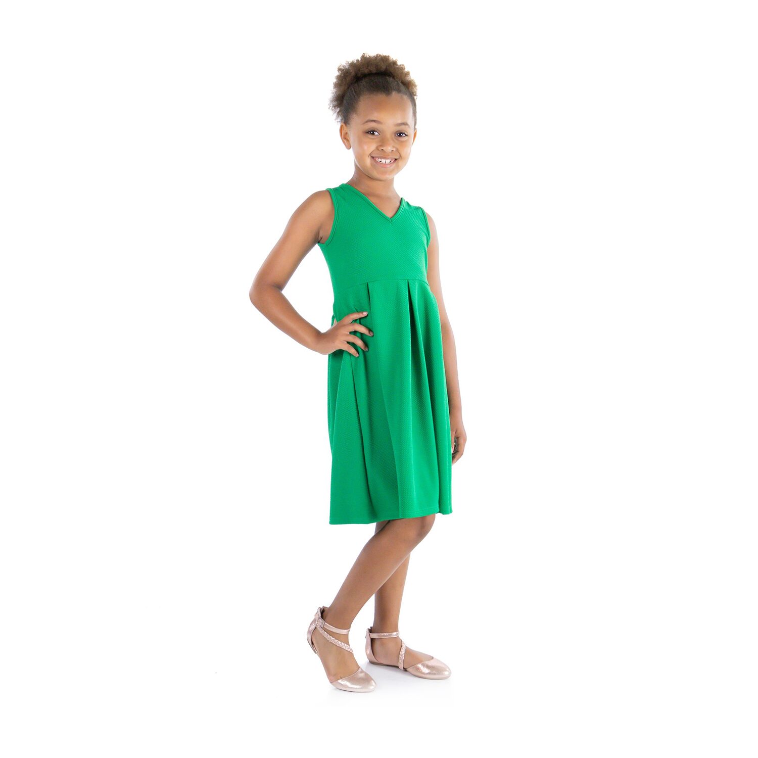 24sevenkid Big Kid Girls Sleeveless Fit + Flare Dress