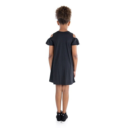 24sevenkid Big Kid Girls Short Sleeve Knit A-Line Dress
