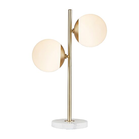 INK+IVY Holloway Marble Base Table Lamp
