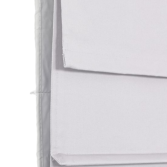 Home Basics Classic Cotton Twill Fabric With Blackout Liner Custom Cordless Blackout Roman Shade