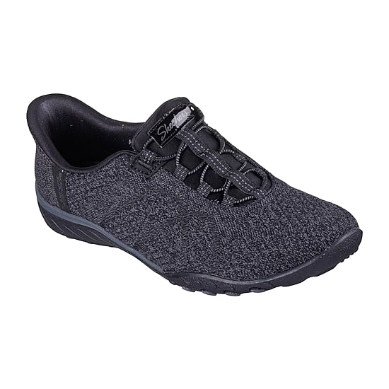 Skechers Hands Free Slip-Ins Breathe-Easy Knitty Waves Womens Round Closed Toe Slip-On Shoe