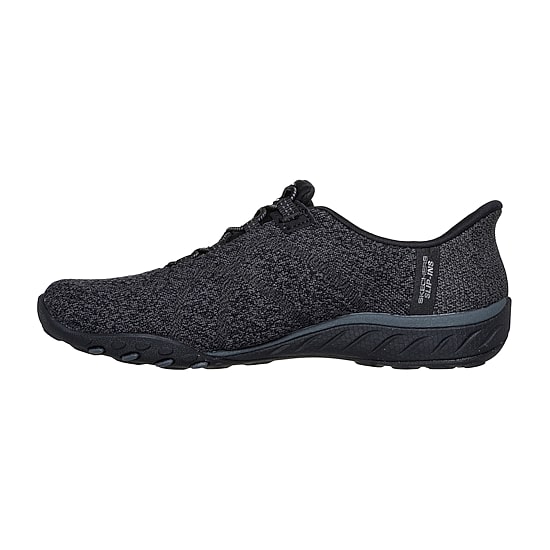 Skechers Hands Free Slip-Ins Breathe-Easy Knitty Waves Womens Round Closed Toe Slip-On Shoe
