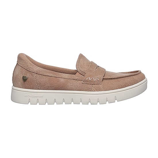 Skechers Bobs Hands Free Slip-Ins Arch Comfort  Sunfest Womens Moc Closed Toe Slip-On Shoe