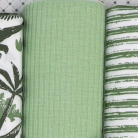 3 Stories Trading Company 3-pc. Swaddle Blanket