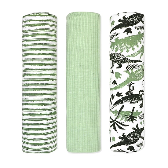 3 Stories Trading Company 3-pc. Swaddle Blanket