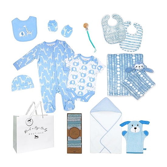 3 Stories Trading Company 0-3 Month Baby Boys 28-pc. Baby Gift Set