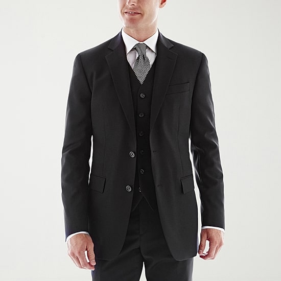 Stafford Executive 100% Wool Classic Fit Suit Jacket