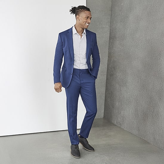 J. Ferrar Ultra Comfort Mens Super Slim Fit Flat Front Suit Pant