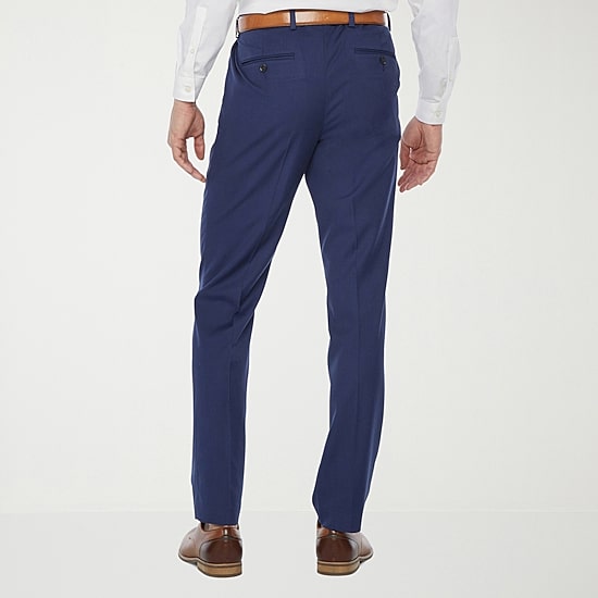 J. Ferrar Ultra Comfort Mens Super Slim Fit Flat Front Suit Pant