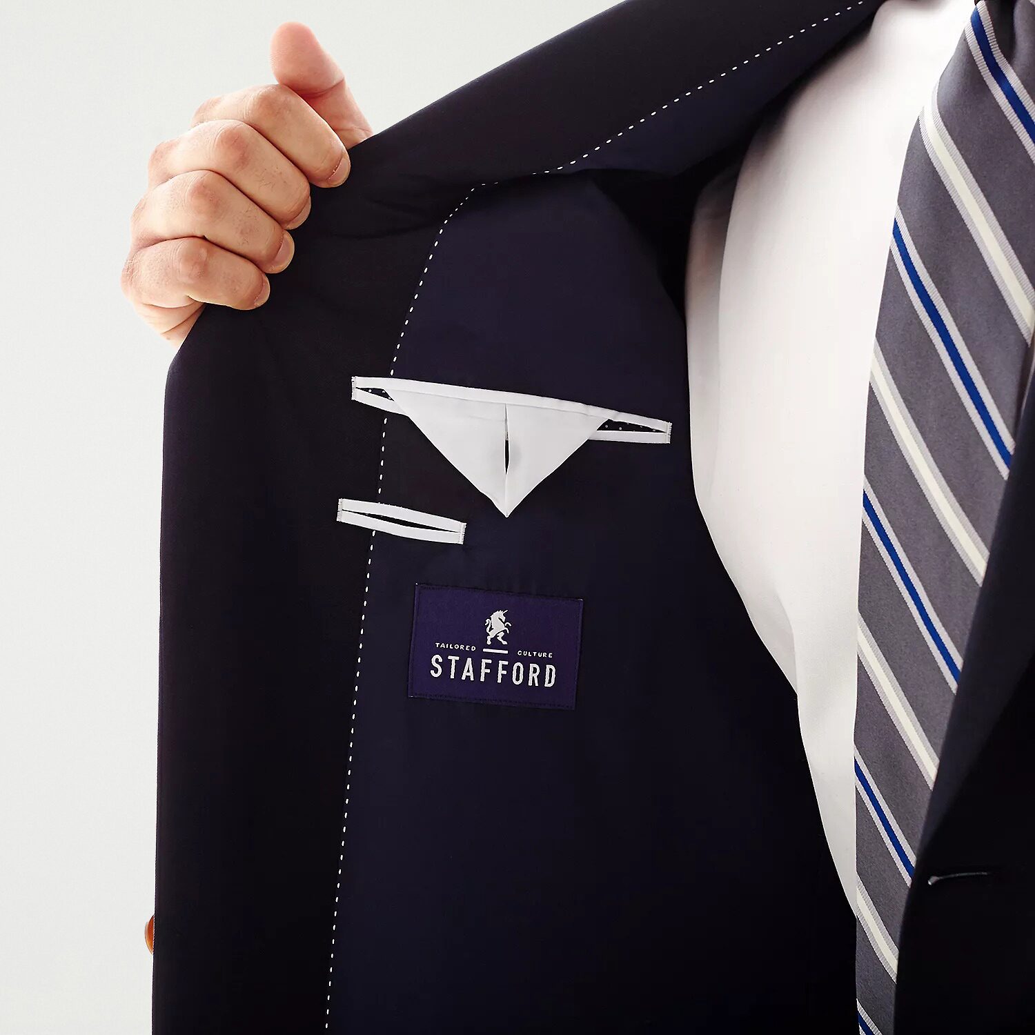 Stafford® Travel Suit Jacket–Big & Tall
