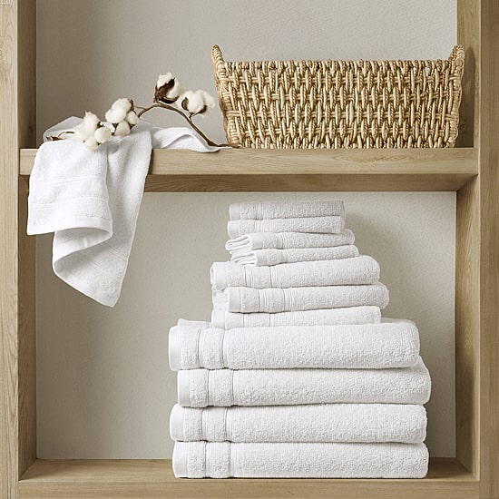 510 Design 100% Cotton 12-pc. Quick Dry Bath Towel Set