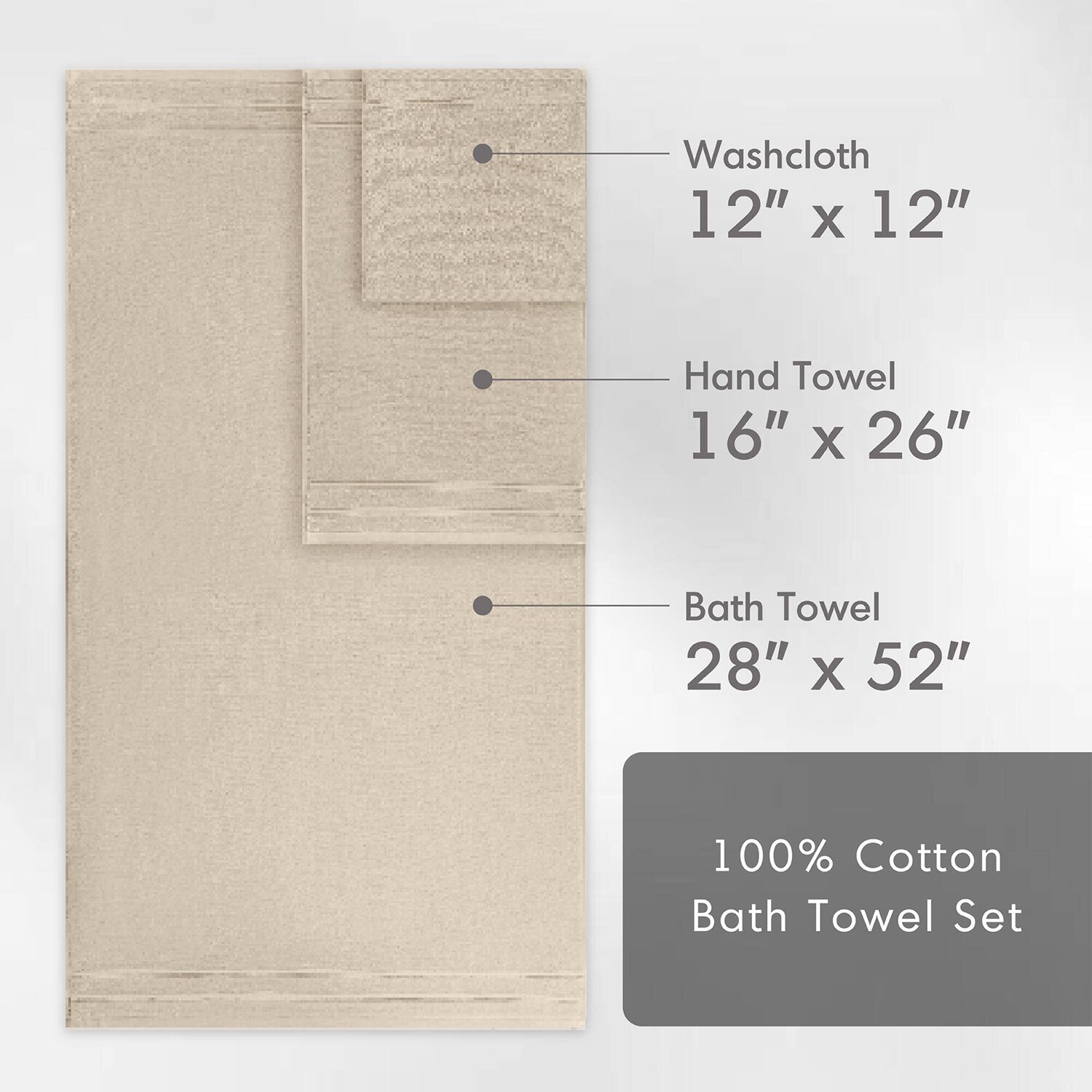 510 Design 100% Cotton 12-pc. Quick Dry Bath Towel Set