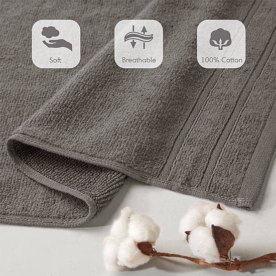 510 Design 100% Cotton 12-pc. Quick Dry Bath Towel Set