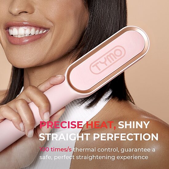 TYMO Ring 3d Teeth Fast Heat Up Hair Straightening Comb