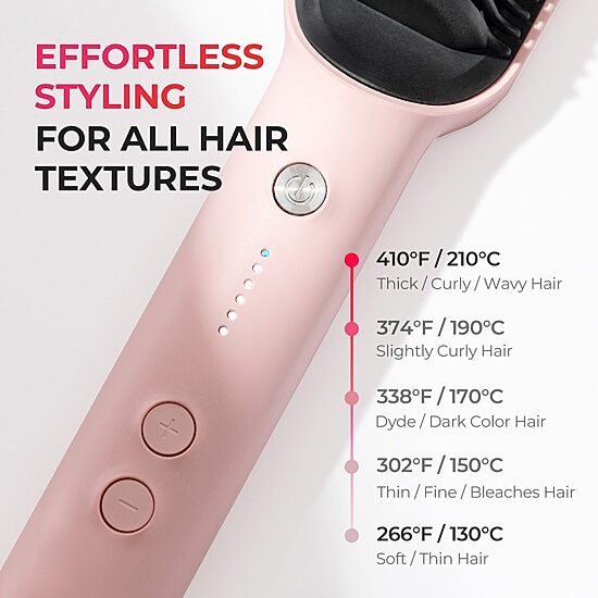 TYMO Ring 3d Teeth Fast Heat Up Hair Straightening Comb
