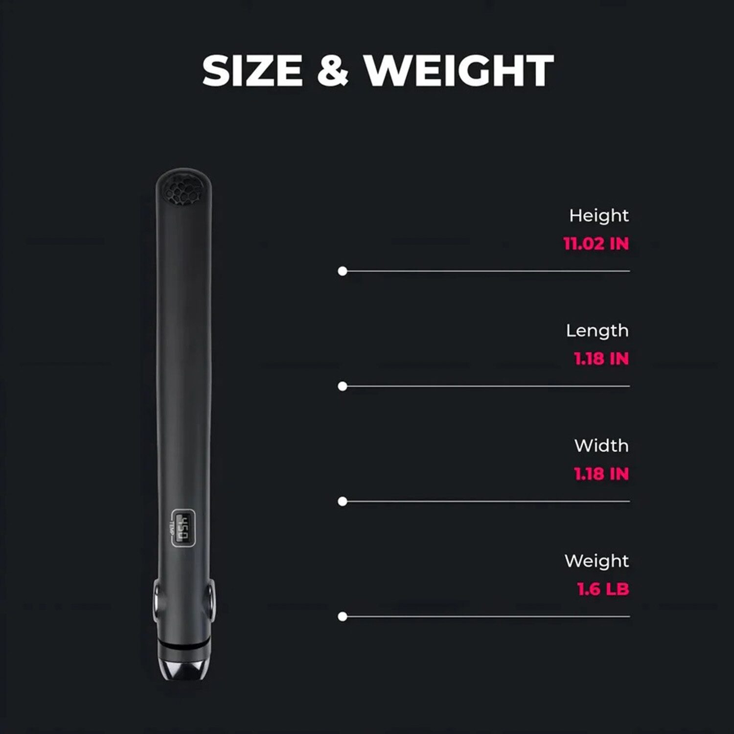 TYMO Sway 3d Floating Plates Nano Titanium Coating Hair Straightener Fast Heating Flat Iron