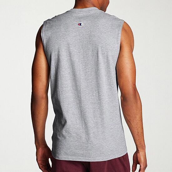Champion Classic Jersey Mens Crew Neck Sleeveless Muscle T-Shirt