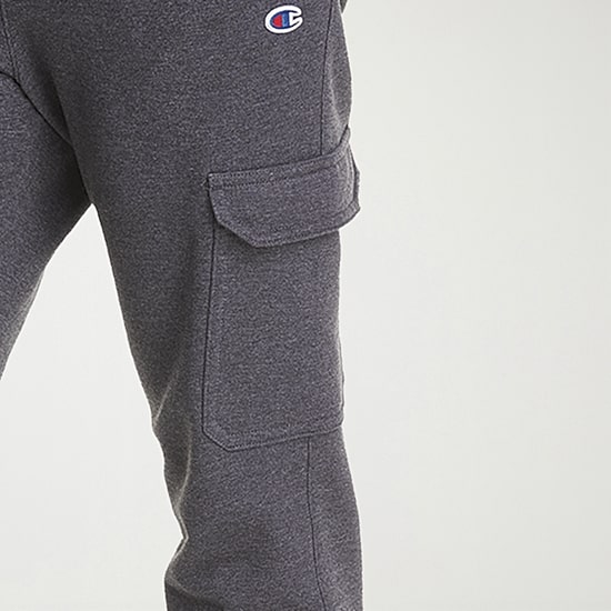 Champion Powerblend Fleece Mens Tapered Regular Fit Fleece Active Jogger Pant