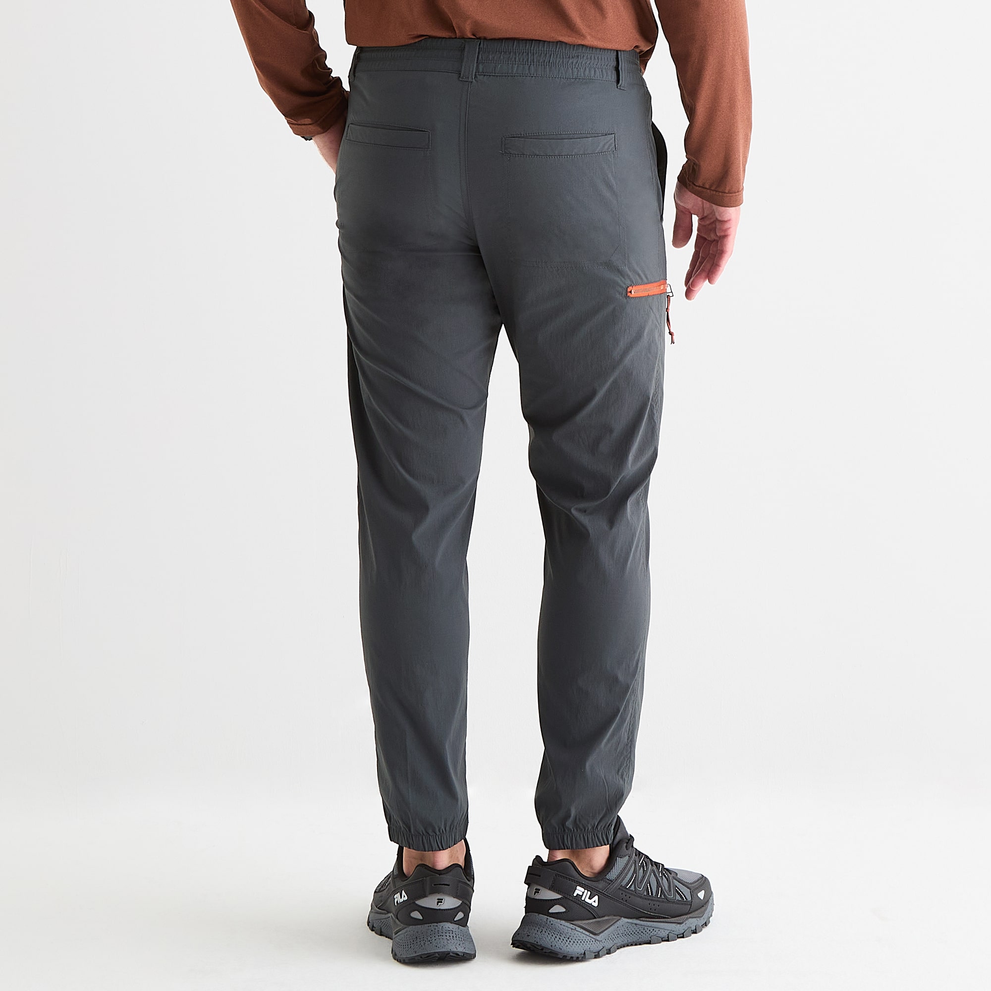 SIERRA PACIFIC Mens Easy-on + Easy-off Regular Fit Active Pull-On Pant