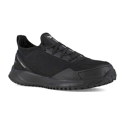 Reebok Work 4090 Mens Round Closed Toe Work Shoes, 8 1/2 Wide, Black