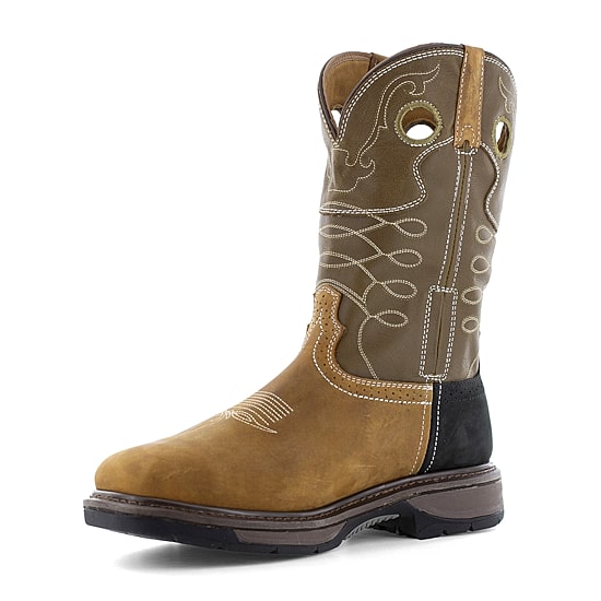 Frye Supply Fr40104 Mens Round Steel Toe Work Shoes