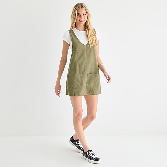 Arizona Womens Sleeveless Skirtalls Juniors