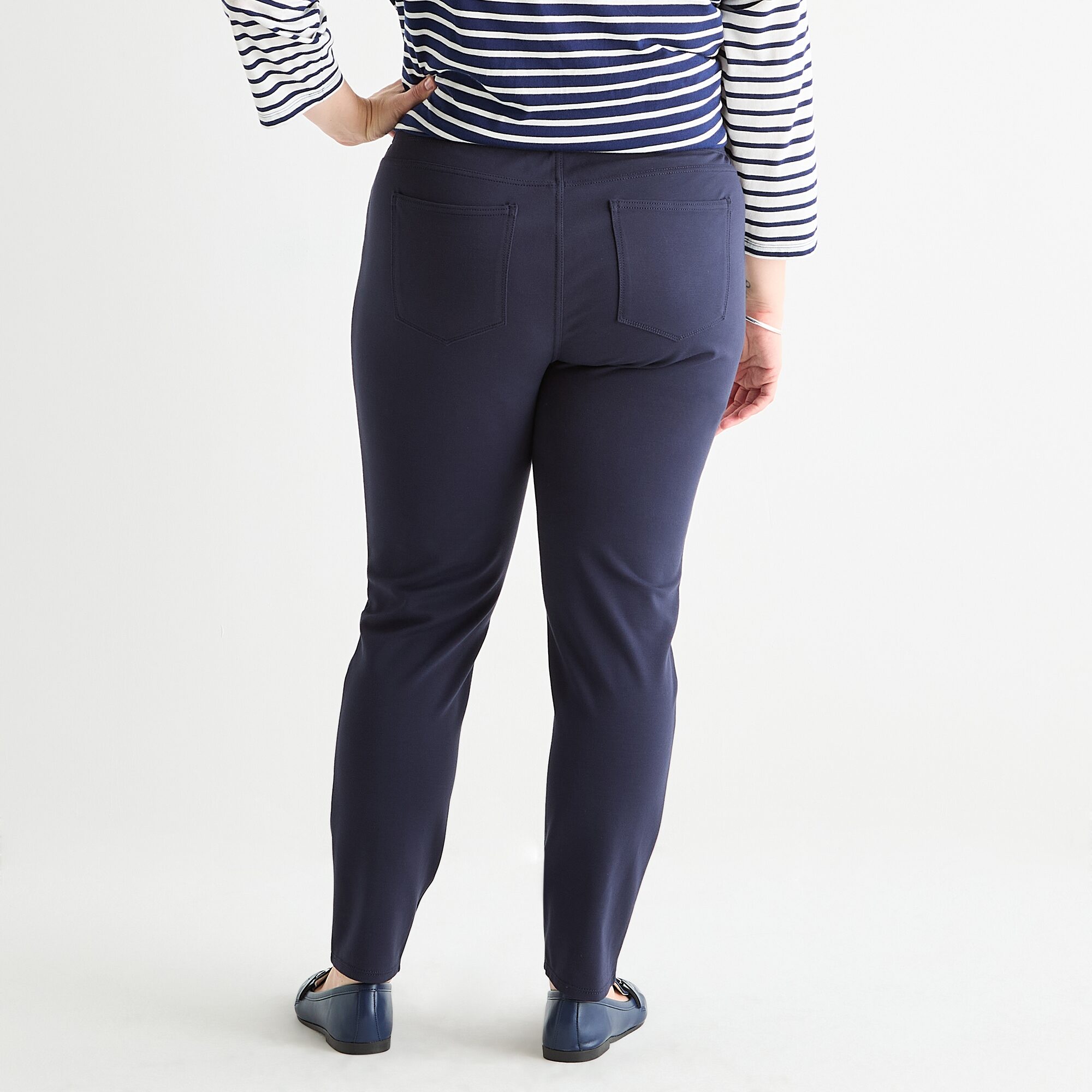 St. John's Bay Womens Plus Skinny Pull-On Pant