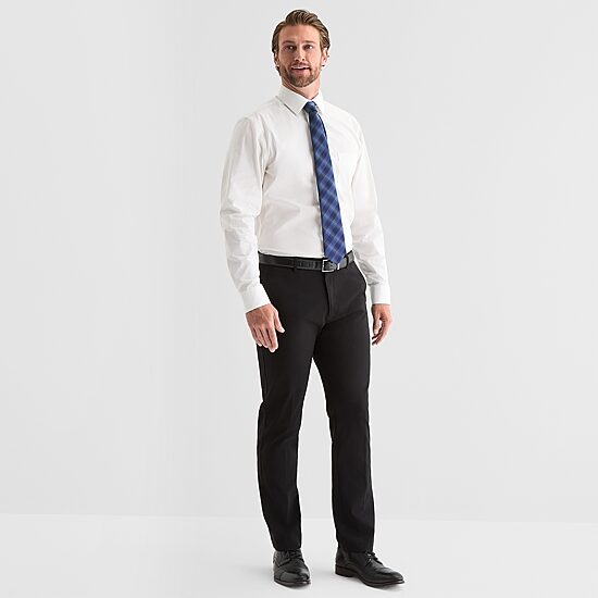 Collection By Michael Strahan Mens Modern Fit Dress Flat Front Pant
