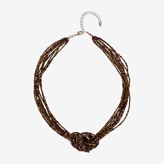 Mixit Womens 18 Inch Beaded Necklace