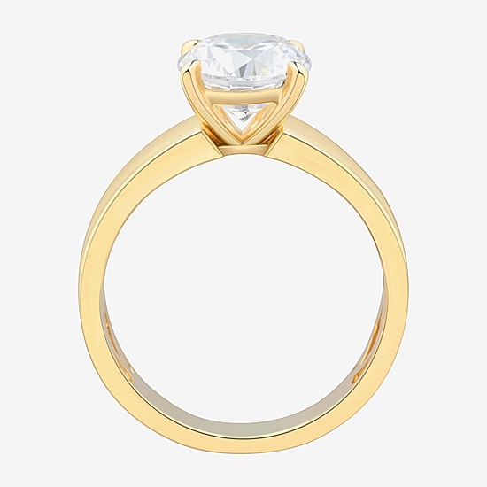 Bridal Addiction (H-I / Si1-Si2) Womens 2 CT. T.W. Lab Grown White Diamond 14K Gold Round Solitaire Engagement Ring