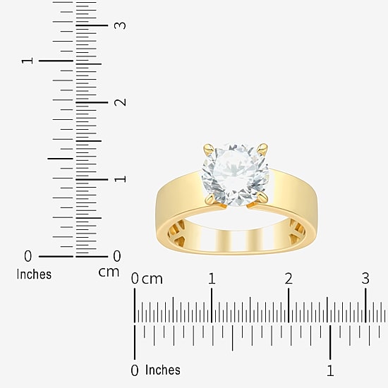 Bridal Addiction (H-I / Si1-Si2) Womens 2 CT. T.W. Lab Grown White Diamond 14K Gold Round Solitaire Engagement Ring