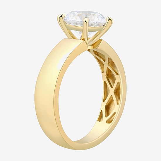 Bridal Addiction (H-I / Si1-Si2) Womens 2 CT. T.W. Lab Grown White Diamond 14K Gold Round Solitaire Engagement Ring
