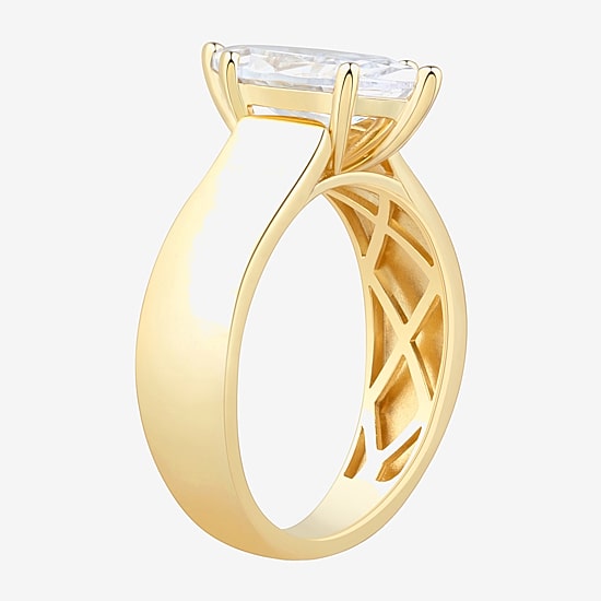 Bridal Addiction Womens 2 CT. T.W. Lab Grown White Diamond 14K Gold Marquise Solitaire Engagement Ring