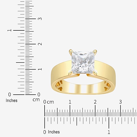 (H-I / Si2) Womens 2 CT. T.W. Lab Grown White Diamond 14K Gold Solitaire Engagement Ring