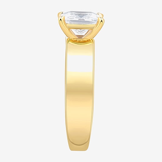 (H-I / Si2) Womens 2 CT. T.W. Lab Grown White Diamond 14K Gold Solitaire Engagement Ring