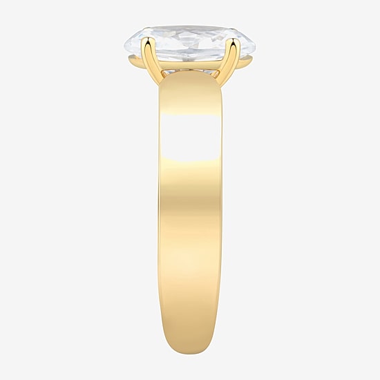 Bridal Addiction (H-I / Si1-Si2) Womens 2 CT. T.W. Lab Grown White Diamond 14K Gold Oval Solitaire Engagement Ring
