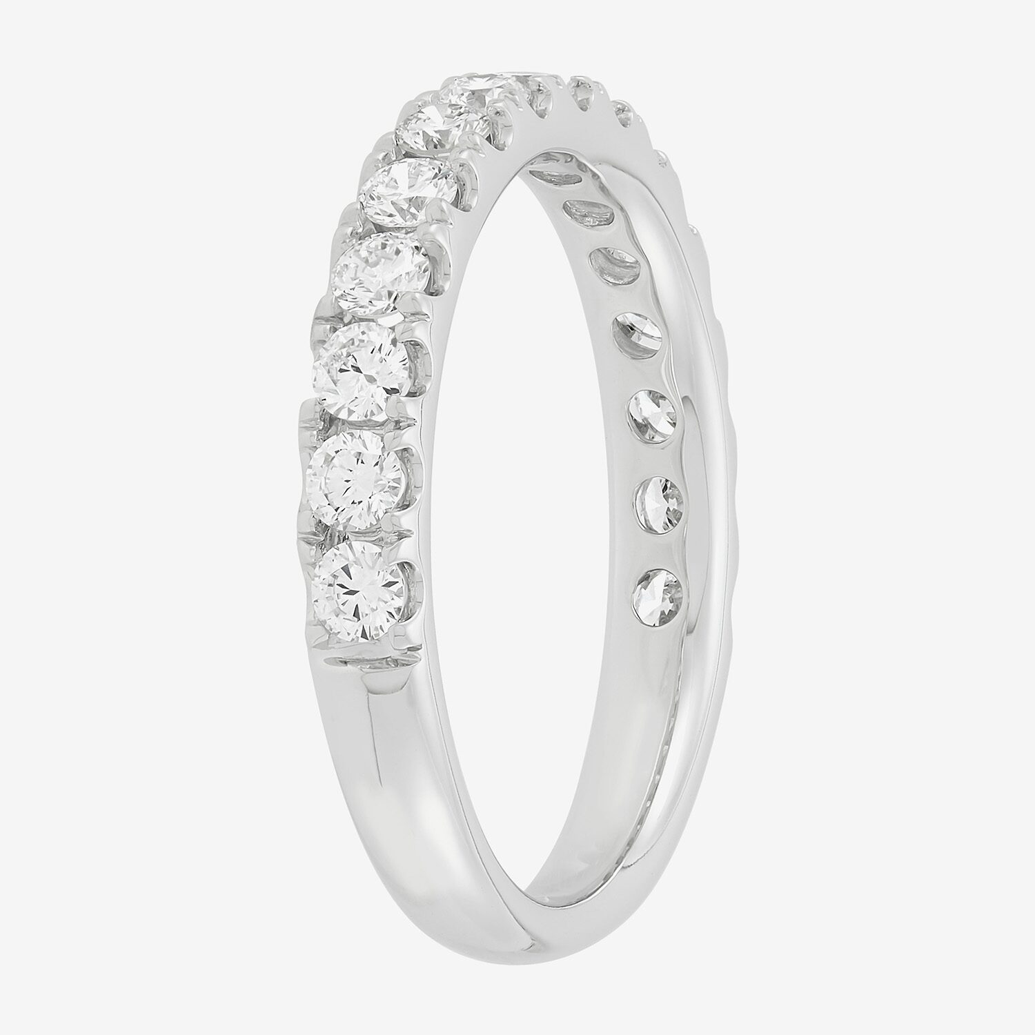 Womens 3/4 CT. T.W. Lab Grown White Diamond 14K Gold Band