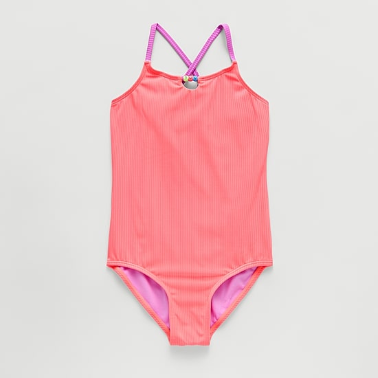 Thereabouts Little & Big Kid Girls Sleeveless One Piece Swimsuit